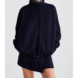 NEW IN/ONE pippa matlasse jacket in navy